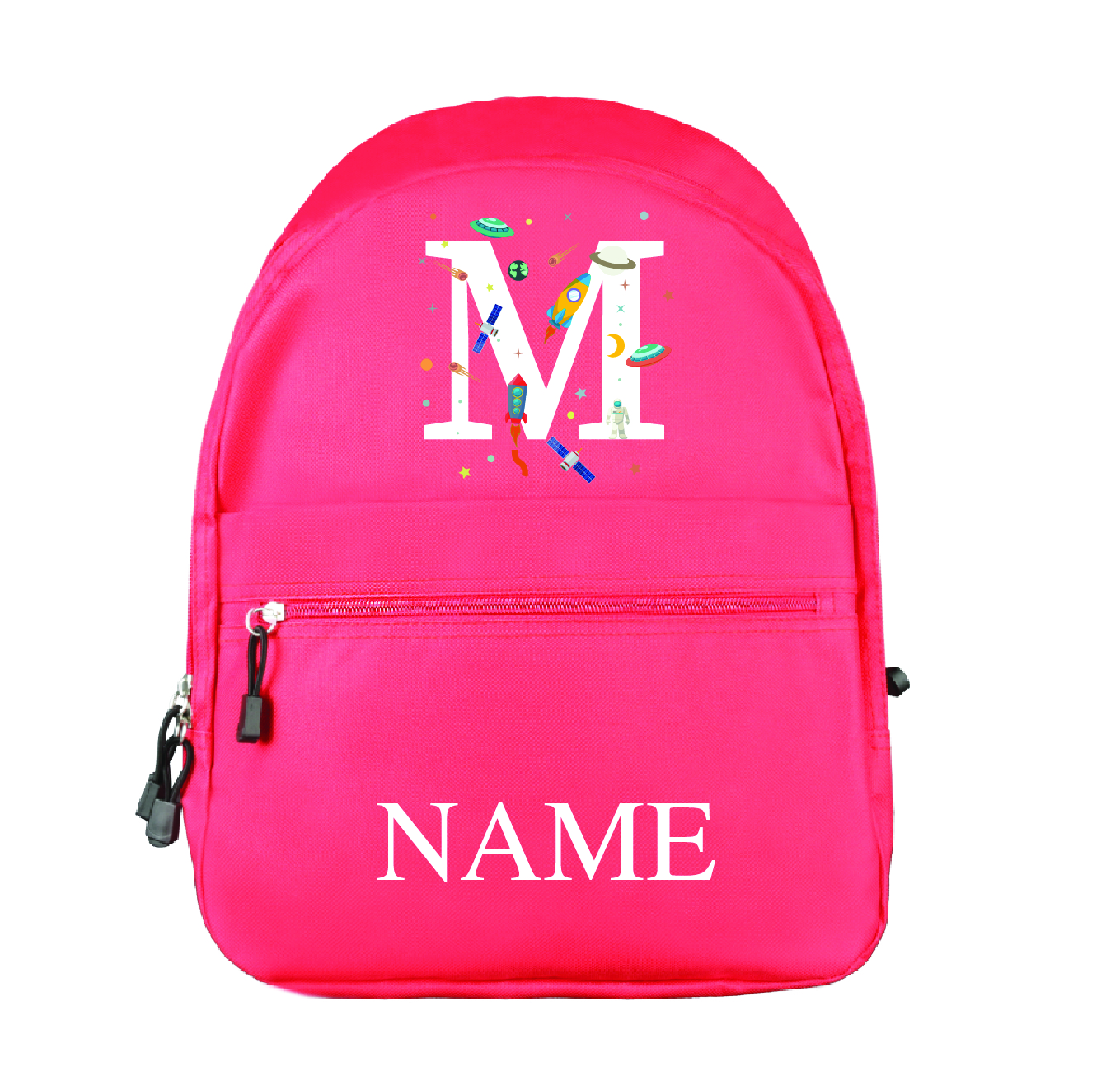 Personalised Alphabet Red Backpack for Kids